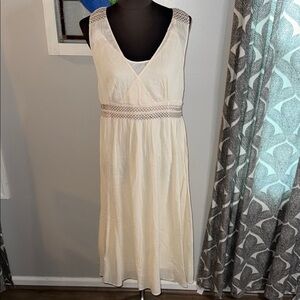Banana Republic Gauzy 100% Cotton Empire Waist Summer Dress